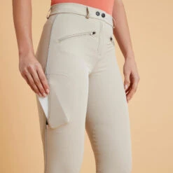 Pantalon équitation Léger Mesh Femme - 500 Beige -Plein Air Équipement Magasin pantalon equitation leger mesh femme 500 beige 6