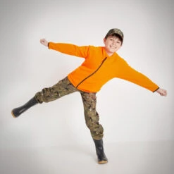 Pantalon Résistant Junior -100 Camouflage Island Vert -Plein Air Équipement Magasin pantalon resistant junior 100 camouflage island vert 9