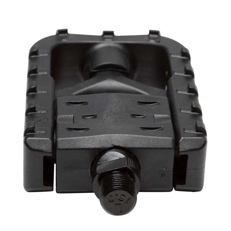 BTWIN PÉDALES PLATES PLIANTES VÉLO VILLE RÉSINE NOIRES 7 BTWIN PÉDALES PLATES PLIANTES VÉLO VILLE RÉSINE NOIRES – Image 5