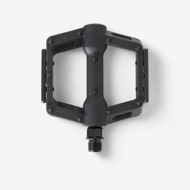 Rockrider PÉDALES PLATES VÉLO VTT 520 GRIP NOIRES 6 Rockrider PÉDALES PLATES VÉLO VTT 520 GRIP NOIRES – Image 4