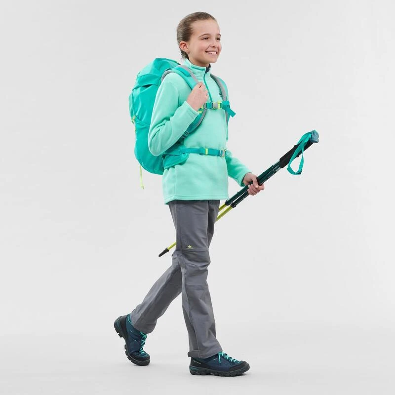Quechua Polaire De Randonnée - MH100 Turquoise - Enfant 7-15 Ans 5 Quechua Polaire De Randonnée - MH100 Turquoise - Enfant 7-15 Ans – Image 3