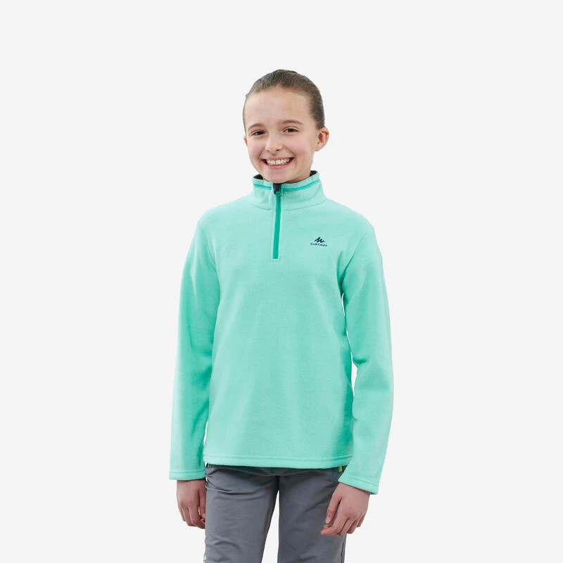 Quechua Polaire De Randonnée - MH100 Turquoise - Enfant 7-15 Ans 3 Quechua Polaire De Randonnée - MH100 Turquoise - Enfant 7-15 Ans