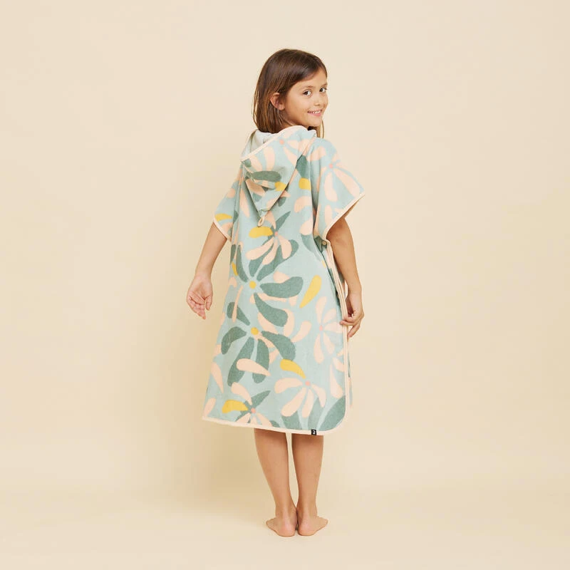 Poncho Surf Enfant 110 à 135 Cm - 500 Flow 5 Poncho Surf Enfant 110 à 135 Cm - 500 Flow – Image 3