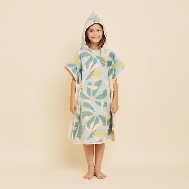 Poncho Surf Enfant 110 à 135 Cm - 500 Flow 6 Poncho Surf Enfant 110 à 135 Cm - 500 Flow – Image 4