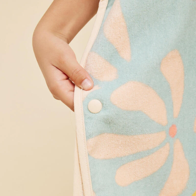 Poncho Surf Enfant 110 à 135 Cm - 500 Flow 7 Poncho Surf Enfant 110 à 135 Cm - 500 Flow – Image 5