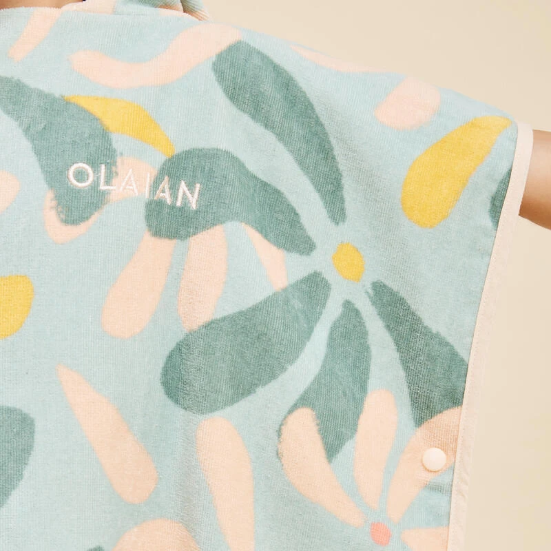 Poncho Surf Enfant 110 à 135 Cm - 500 Flow 9 Poncho Surf Enfant 110 à 135 Cm - 500 Flow – Image 7