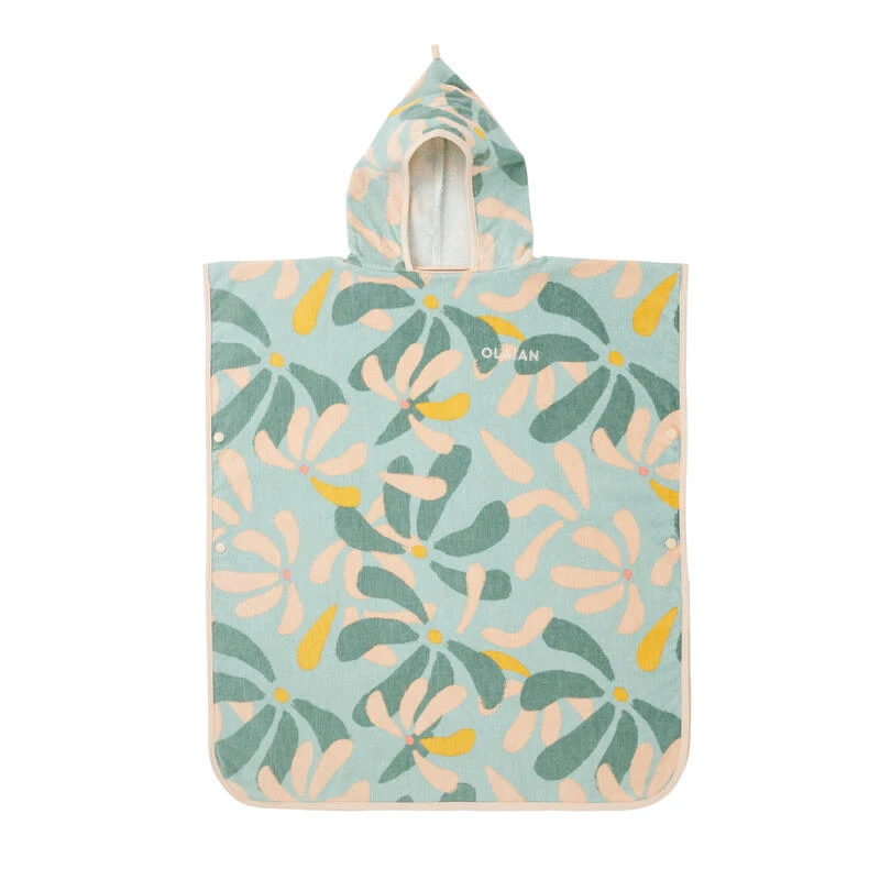 Poncho Surf Enfant 110 à 135 Cm - 500 Flow 10 Poncho Surf Enfant 110 à 135 Cm - 500 Flow – Image 8