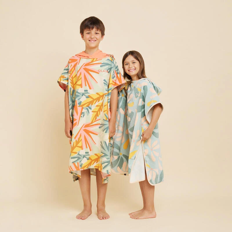 Poncho Surf Enfant 110 à 135 Cm - 500 Flow 12 Poncho Surf Enfant 110 à 135 Cm - 500 Flow – Image 10