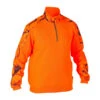 Pull Chasse Renfort Orange Fluo 500 -Plein Air Équipement Magasin pull chasse renfort orange fluo 500