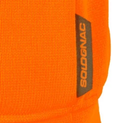 Pull Chasse Renfort Orange Fluo 500 -Plein Air Équipement Magasin pull chasse renfort orange fluo 500 5