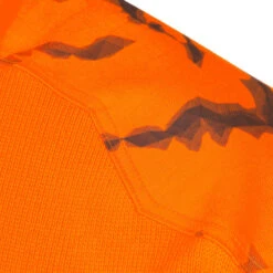 Pull Chasse Renfort Orange Fluo 500 -Plein Air Équipement Magasin pull chasse renfort orange fluo 500 7