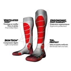 Monnet Ski X-Light. Chaussettes De Ski Extra-fine En Laine Mérinos. 11 Monnet Ski X-Light. Chaussettes De Ski Extra-fine En Laine Mérinos. -Plein Air Équipement Magasin ski x light chaussettes de ski extra fine en laine merinos 4