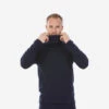 WEDZE Sous-vêtement Thermique De Ski Homme BL 900 Wool Neck Haut - Bleu Marine -Plein Air Équipement Magasin sous vetement thermique de ski homme bl 900 wool neck haut bleu marine