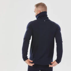 WEDZE Sous-vêtement Thermique De Ski Homme BL 900 Wool Neck Haut - Bleu Marine 11 WEDZE Sous-vêtement Thermique De Ski Homme BL 900 Wool Neck Haut - Bleu Marine -Plein Air Équipement Magasin sous vetement thermique de ski homme bl 900 wool neck haut bleu marine 2