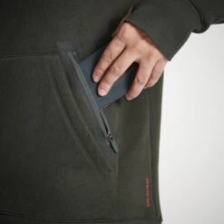 SWEAT-SHIRT CAPUCHE FEMME 500 CHAUD VERT -Plein Air Équipement Magasin sweat shirt capuche femme 500 chaud vert 4