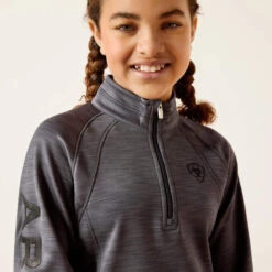 Sweatshirt équitation 1/2 Zip Enfant Ariat Tek Team -Plein Air Équipement Magasin sweatshirt equitation 12 zip enfant ariat tek team 2
