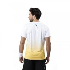 T-shirt à Manches Courtes Padel Drop Shot Alsai Campa Pour Homme Blanche -Plein Air Équipement Magasin t shirt a manches courtes padel drop shot alsai campa pour homme blanche 2