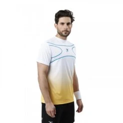 T-shirt à Manches Courtes Padel Drop Shot Alsai Campa Pour Homme Blanche -Plein Air Équipement Magasin t shirt a manches courtes padel drop shot alsai campa pour homme blanche 3