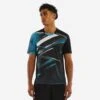 T-shirt De Tennis De Table TTP560 Homme Noir Bleu 1 T-shirt De Tennis De Table TTP560 Homme Noir Bleu -Plein Air Équipement Magasin t shirt de tennis de table ttp560 homme noir bleu