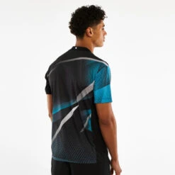 T-shirt De Tennis De Table TTP560 Homme Noir Bleu -Plein Air Équipement Magasin t shirt de tennis de table ttp560 homme noir bleu 4