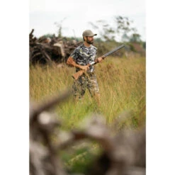 T-shirt Manches Courtes Chasse 100 Camouflage WL V1 Gris -Plein Air Équipement Magasin t shirt manches courtes chasse 100 camouflage wl v1 gris 4