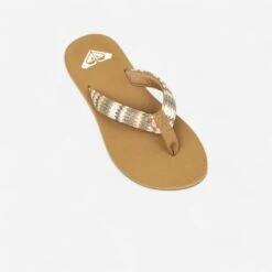 Roxy TONGS FEMME PORTO RAFFIA -Plein Air Équipement Magasin tongs femme porto raffia 2