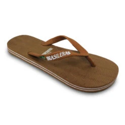 Tongs Unisex Brasileras De Couleur Marron Clair Avec Semelle En Caoutchouc -Plein Air Équipement Magasin tongs unisex brasileras de couleur marron clair avec semelle en caoutchouc 4