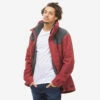Veste 3en1 Imperméable De Trek Voyage - TRAVEL 100 0°C Rouge - Homme -Plein Air Équipement Magasin veste 3en1 impermeable de trek voyage travel 100 0c rouge homme