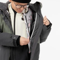 VESTE DE SNOWBOARD GARÇON LONGUE ET TRÈS RÉSISTANTE - SNB 500 - KAKI 18 VESTE DE SNOWBOARD GARÇON LONGUE ET TRÈS RÉSISTANTE - SNB 500 - KAKI -Plein Air Équipement Magasin veste de snowboard garcon longue et tres resistante snb 500 kaki 6