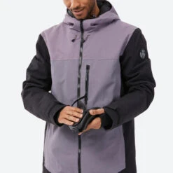 Veste Snowboard Homme Compatible ZIPROTEC SNB 500 -Violette -Plein Air Équipement Magasin veste snowboard homme compatible ziprotec snb 500 violette 9