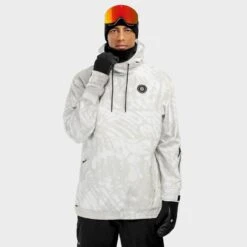 Veste Snowboard Homme Sports D'hiver W1 Tremblant Blanc