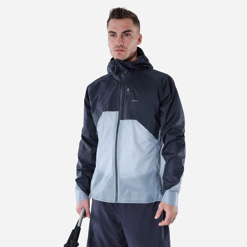 Quechua Veste Ultra Légère De Randonnée Rapide FH 900 Homme Bleu Grise. 3 Quechua Veste Ultra Légère De Randonnée Rapide FH 900 Homme Bleu Grise.
