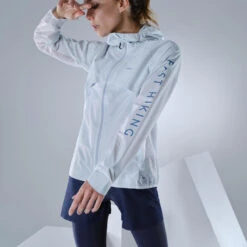 Quechua Veste Ultra Légère Hybride De Randonnée Rapide FH900 Femme Grise. -Plein Air Équipement Magasin veste ultra legere hybride de randonnee rapide fh900 femme grise 4