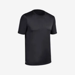 WATER TEE SHIRT Top Anti UV Surf Manches Courtes Homme Noir