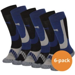 Xtreme Chaussettes De Ski Unisexe Lot De 6 Multi-bleu